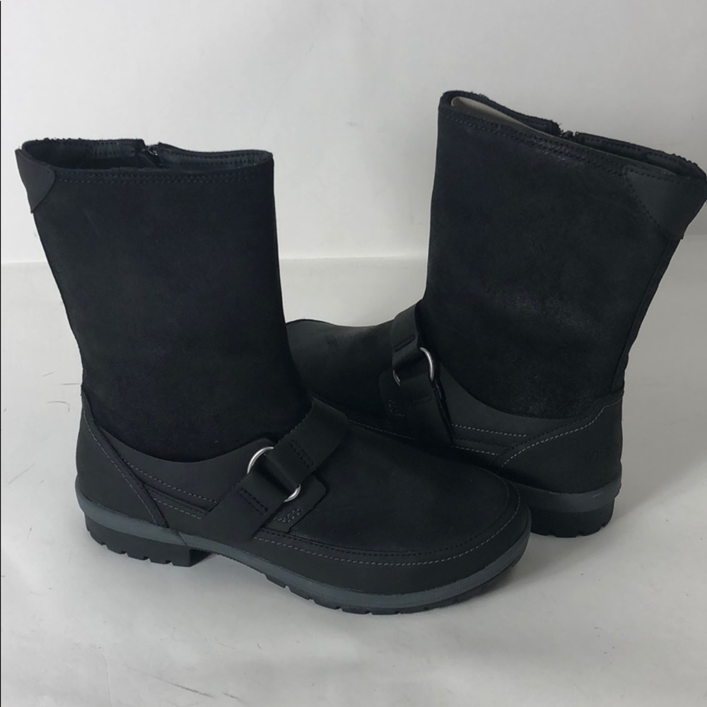 Merrell Boots Emery Buckle Booties Black New - Picture 2 of 8